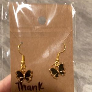 Golden Butterfly earrings !!!